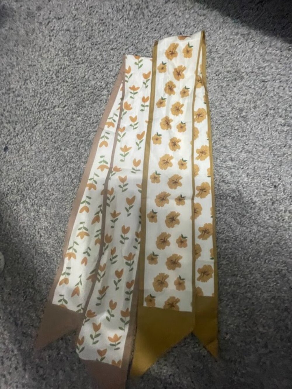 Floral Ribbon Bows for Hair